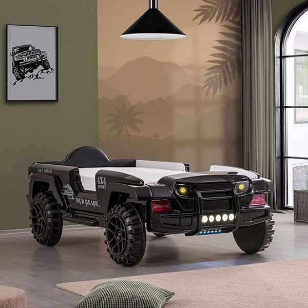 Randlar Twin Bed in Black